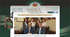 Desktop Screenshot of gardnerstevens.com