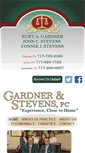 Mobile Screenshot of gardnerstevens.com